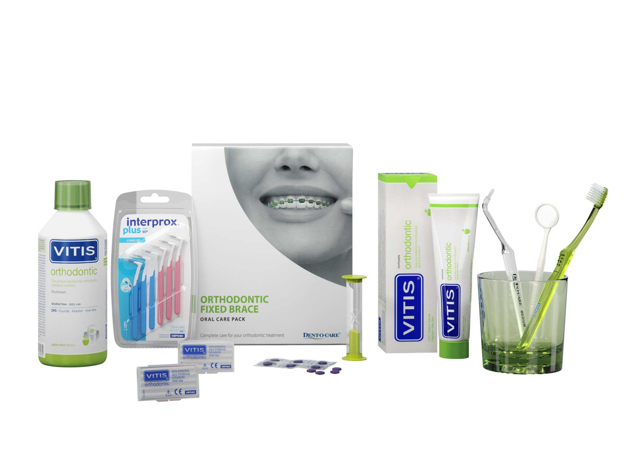 VITIS Orthodontic Fixed Brace Oral Care Pack Vitis Vitis